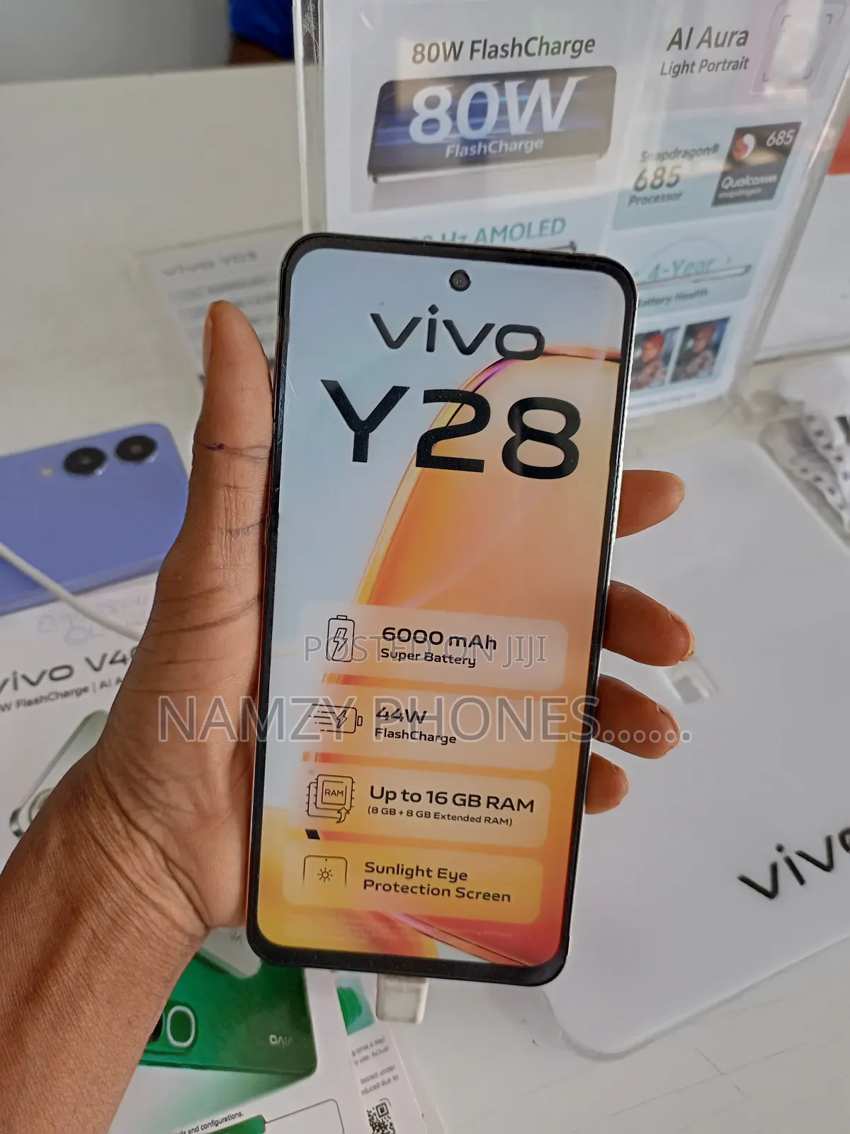 New Vivo Y28 8 GB Rose Gold