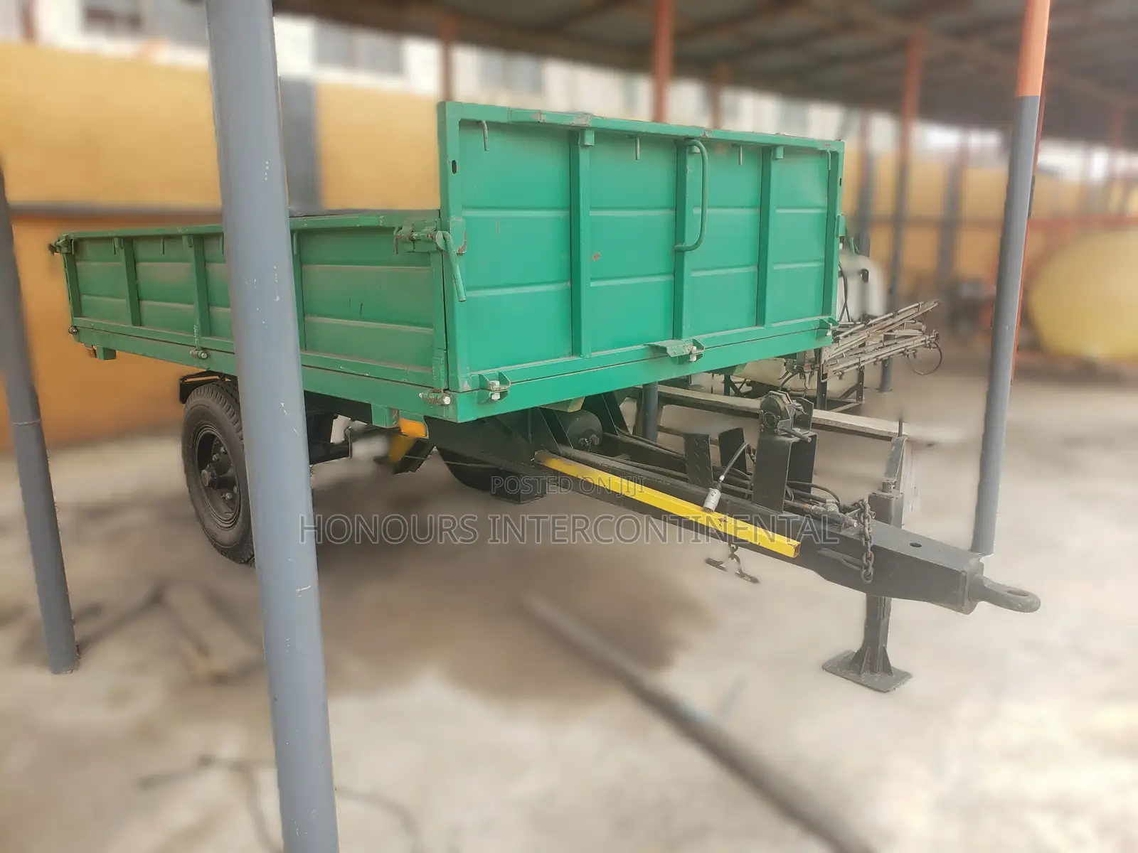 Tractor's Tipping Trailer