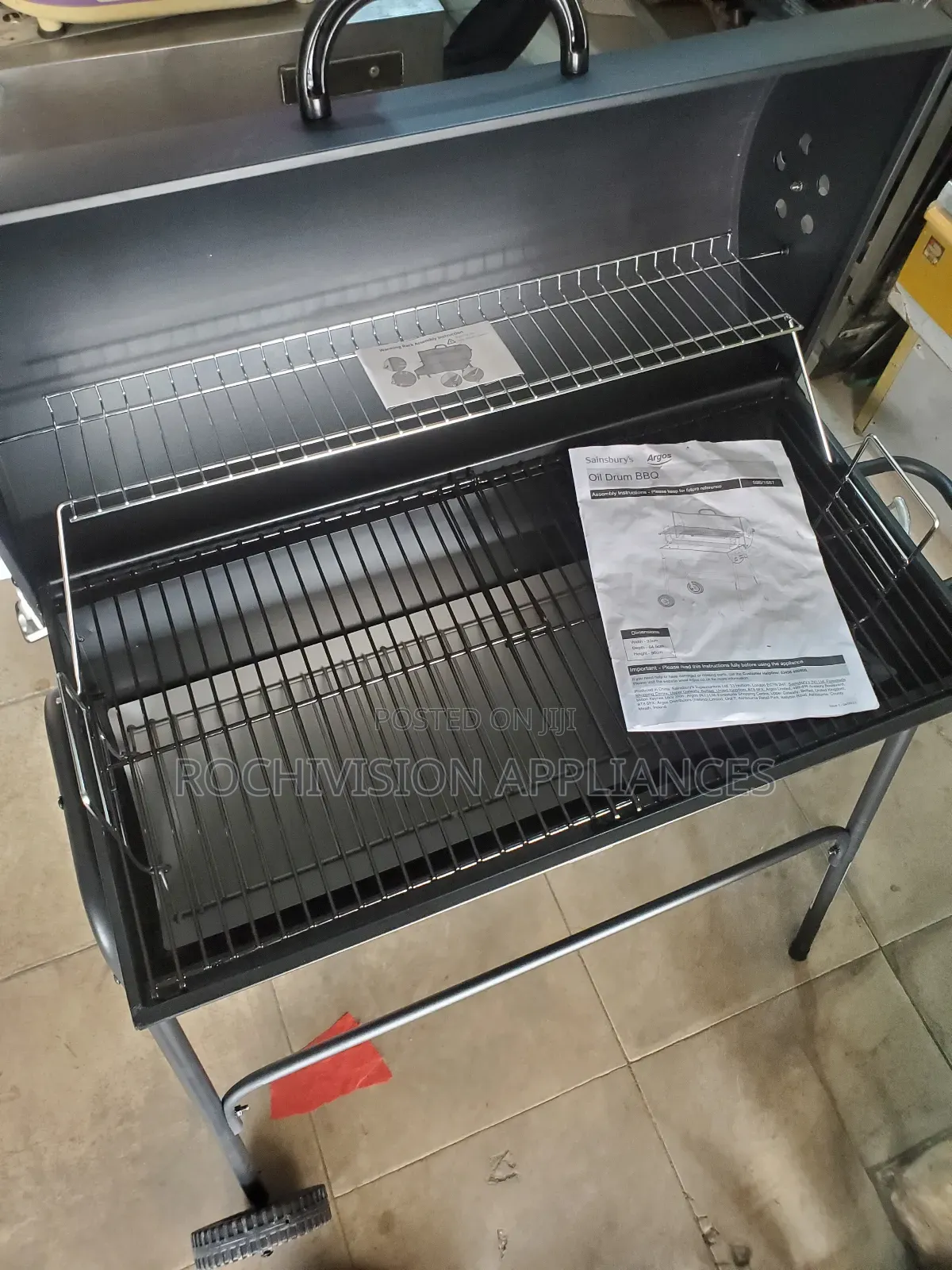Oil Drum Charcoal BBQ Charcoal Grill