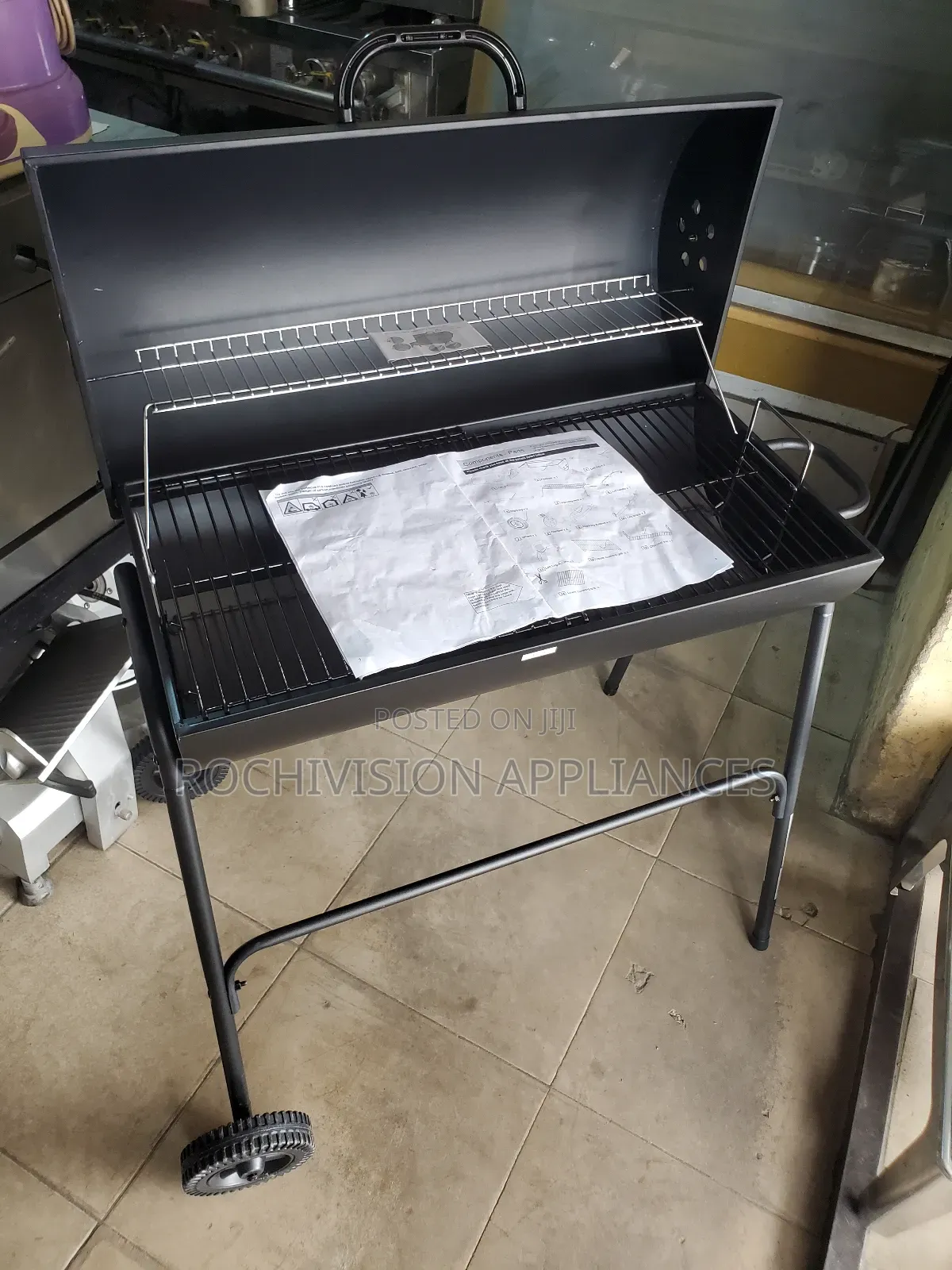 Oil Drum Charcoal BBQ Charcoal Grill