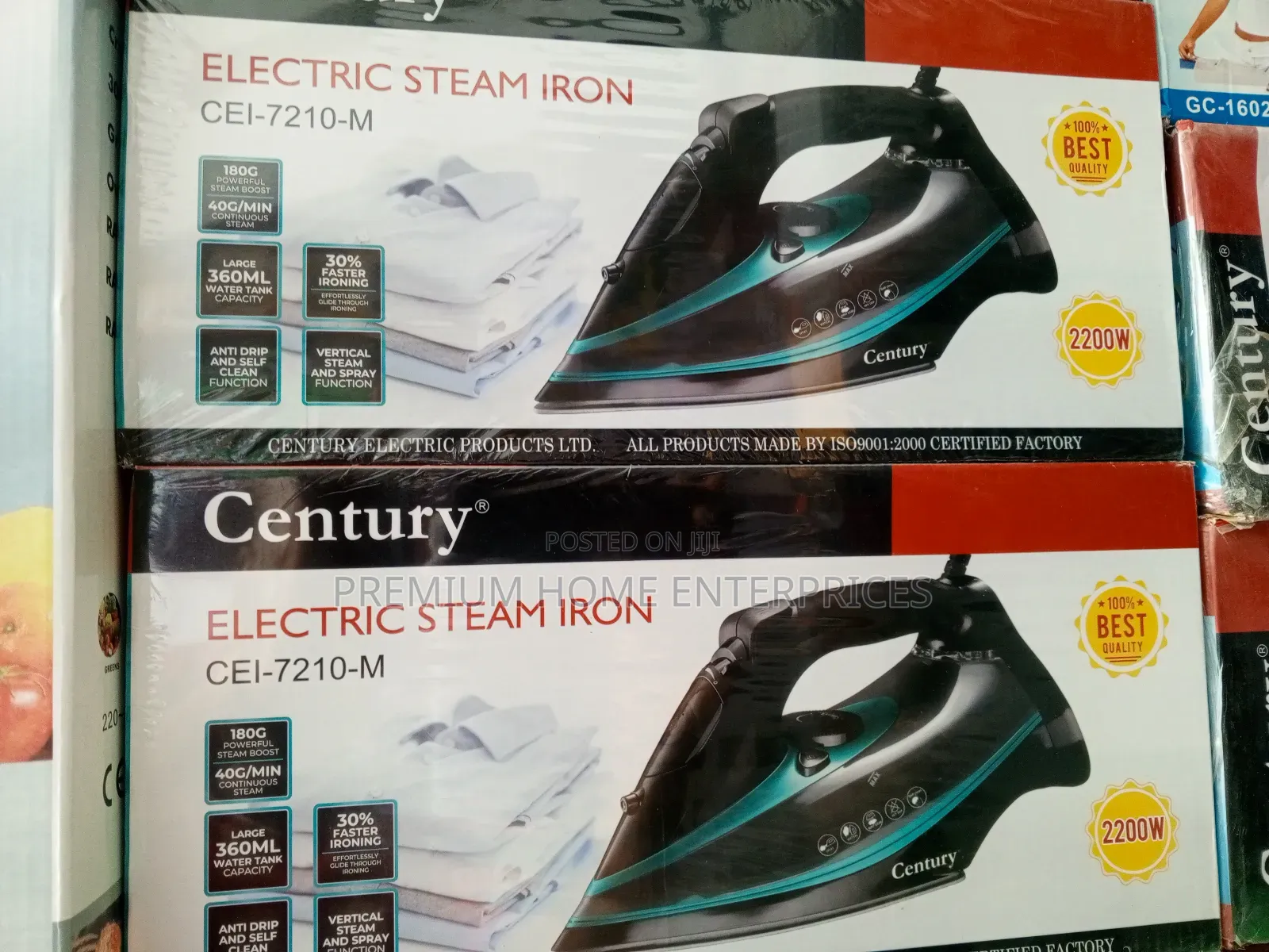 Century Steam Iron 7210-M