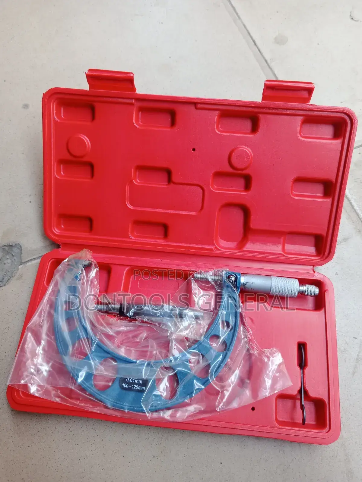 100-125mm 0.01mm High Quality Analog Outside Micrometer