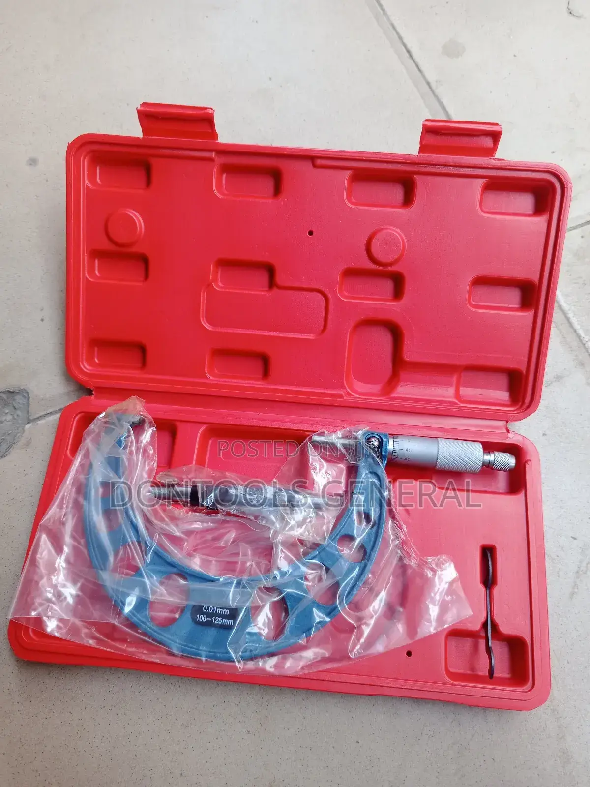 100-125mm 0.01mm High Quality Analog Outside Micrometer