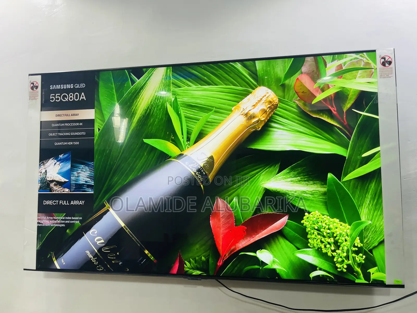 Samsung Qled 55” Q80a Quantum HDR 1500 Processor Tv 144 Refresh Rate