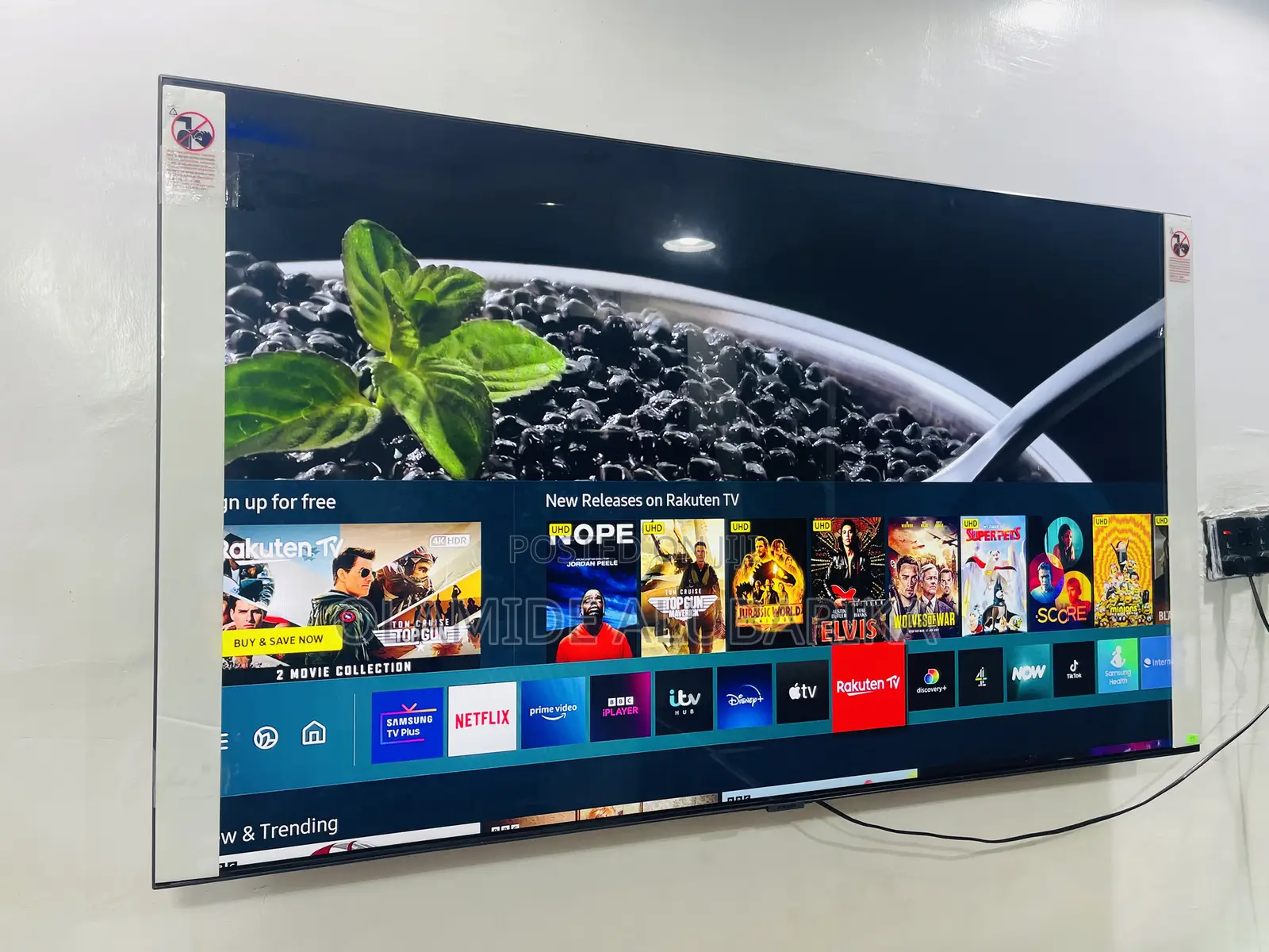 Samsung Qled 55” Q80a Quantum HDR 1500 Processor Tv 144 Refresh Rate