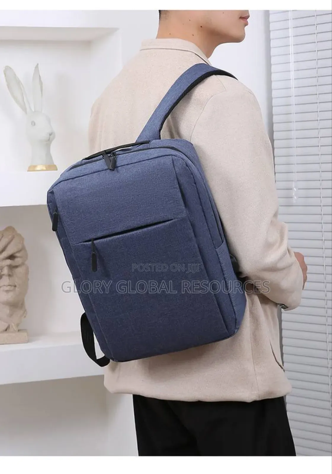 Unisex Business Rusksack Washable Laptop Bag
