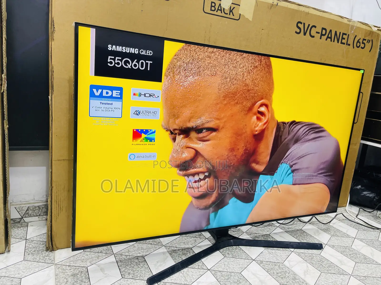 SAMSUNG 55” Class Q60T Quantum HDR Smart TV With Alexa