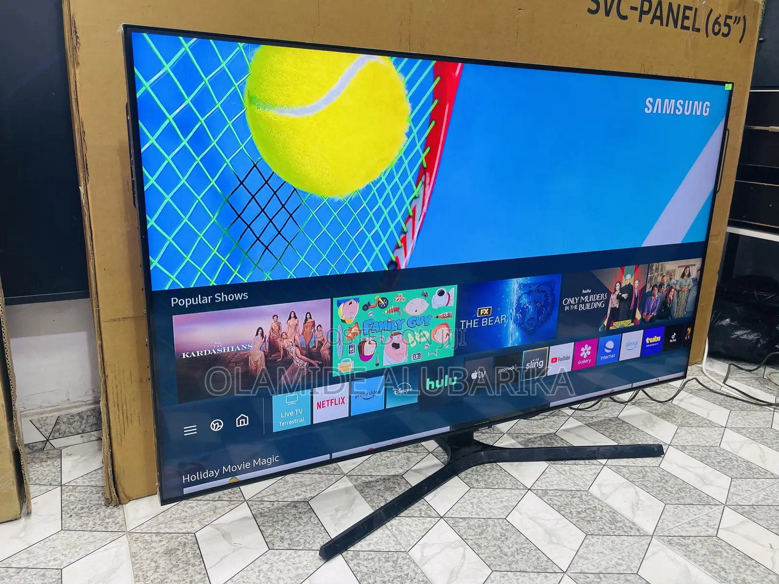 SAMSUNG 55” Class Q60T Quantum HDR Smart TV With Alexa