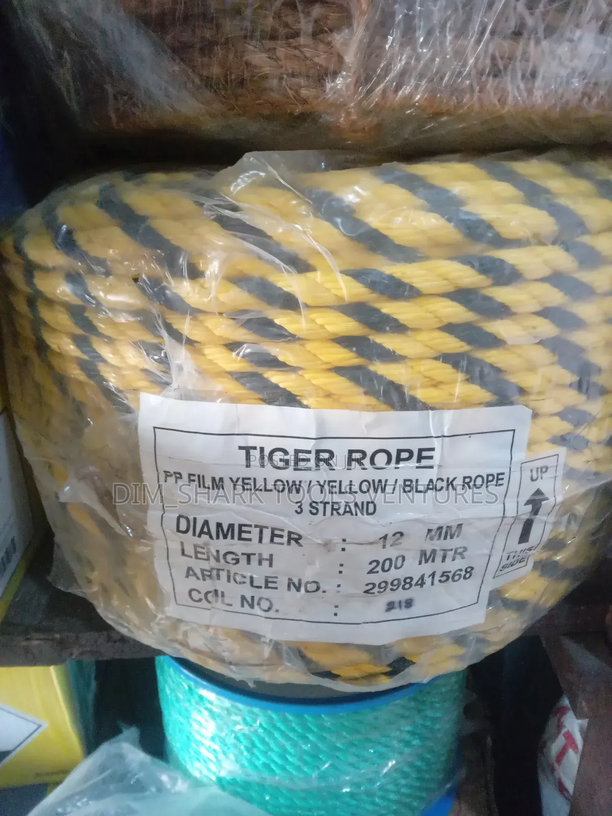 Mooring Tiger Rope 12mm×200 Meters