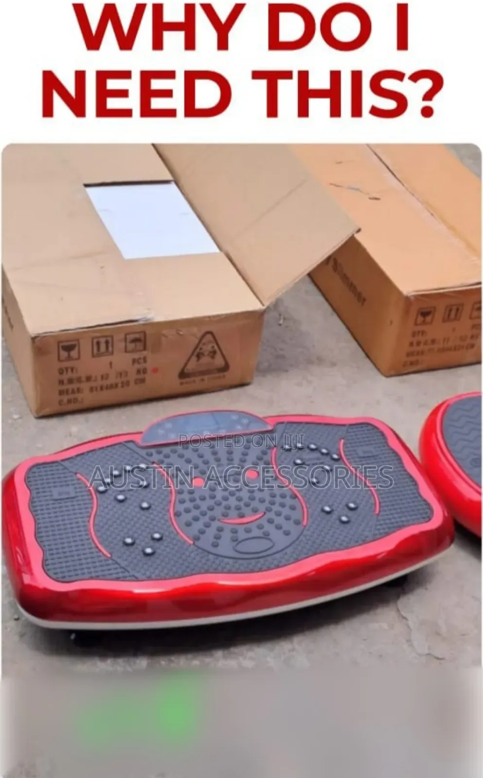 Ultrathin Vibration Platform Body Massager