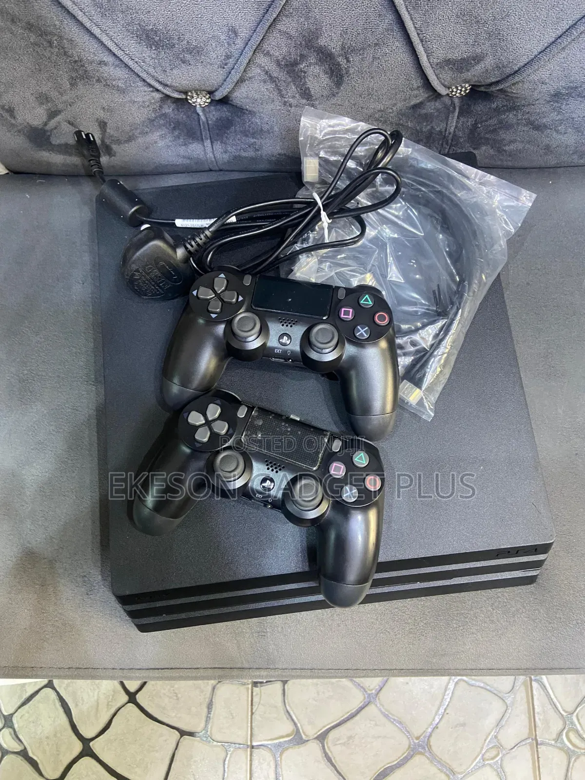 Neatly Used Ps4 Pro Console With Controllers