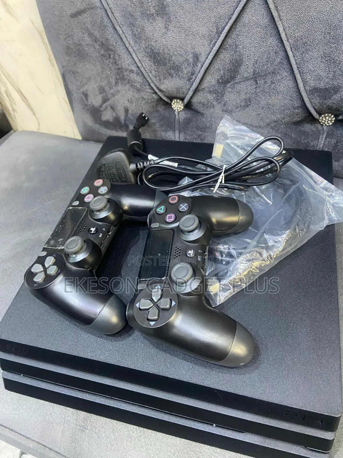 Neatly Used Ps4 Pro Console With Controllers