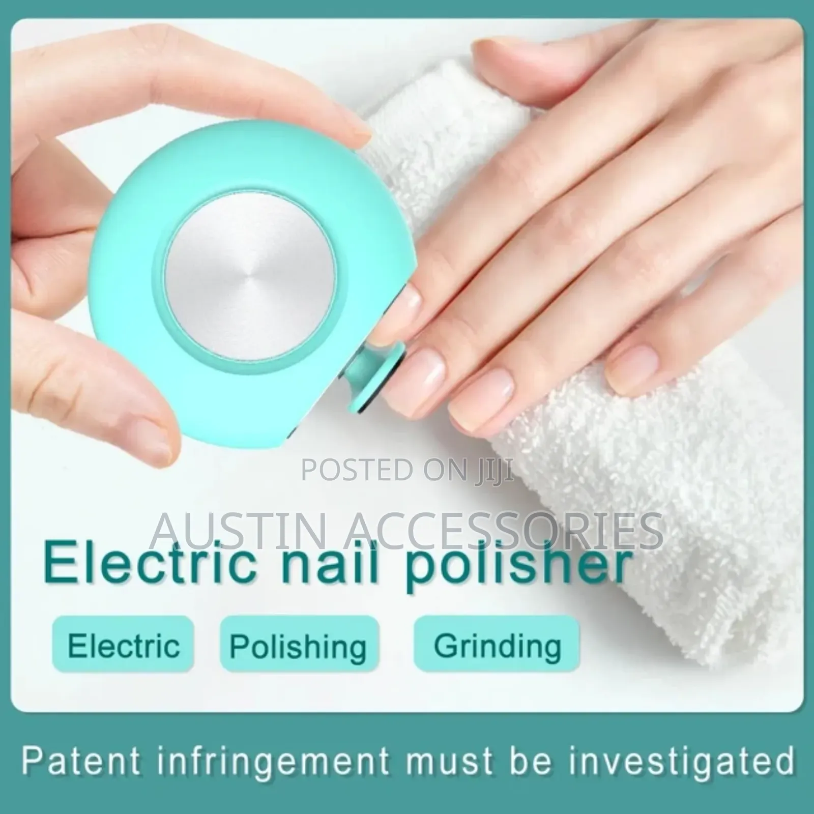 Electric Manicure NAIL POLISHER and CLIPPER