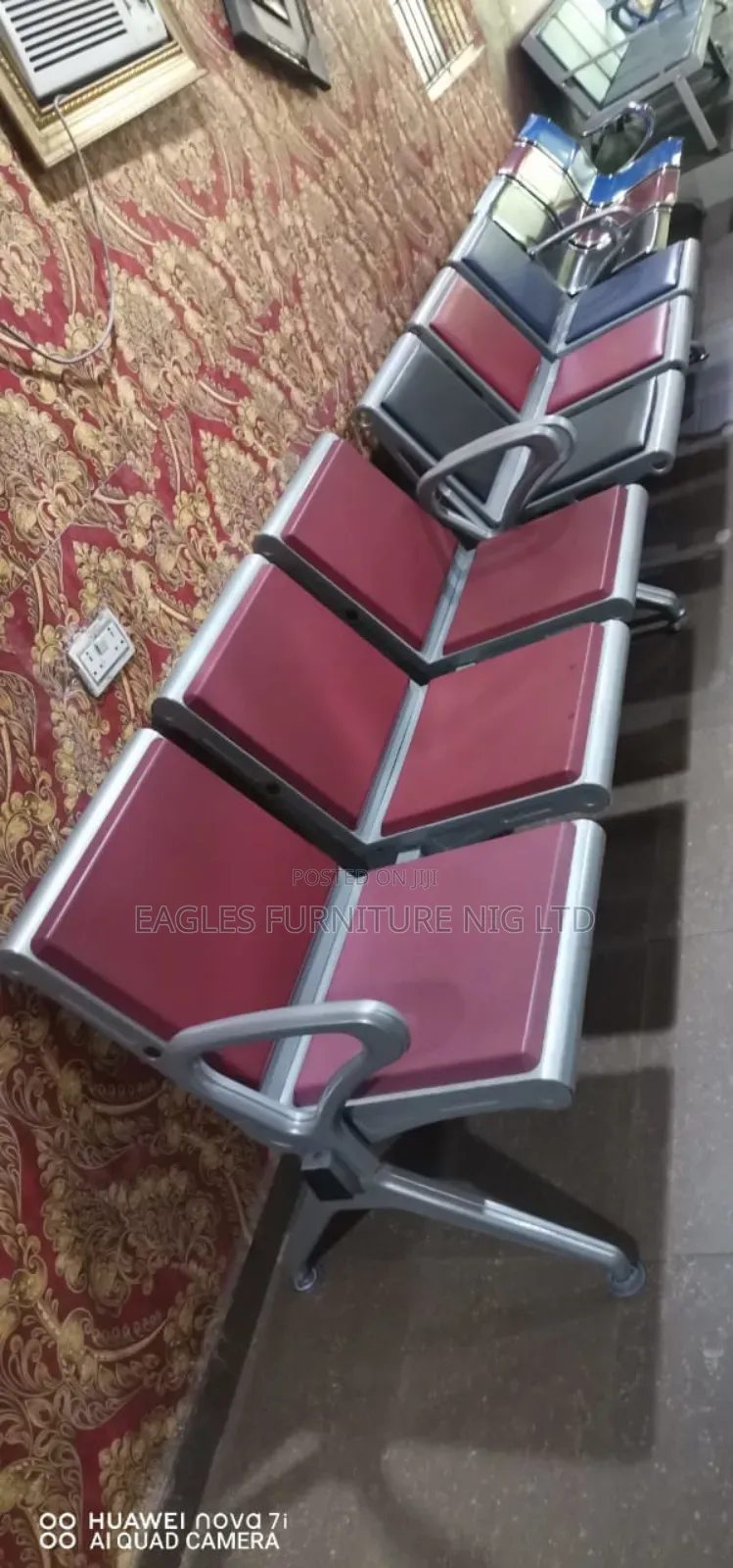 High Quality 3 Seater Metal Reception/ Airport Chair