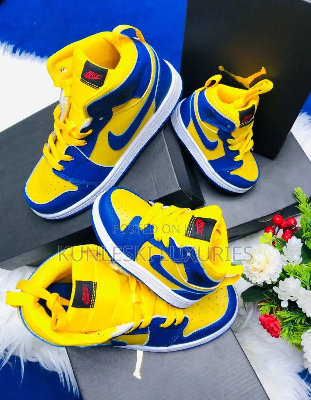 Original Jordan 1 Retro High OG Reverse Sneakers for Kids