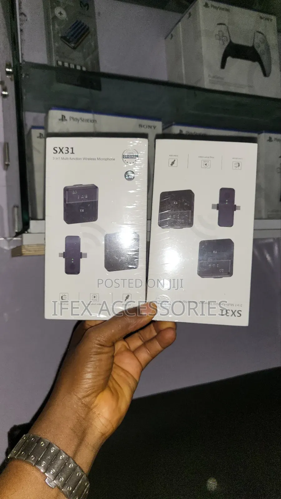 Sx31 Wireless Dual Microphone for iPhone Type C Devices