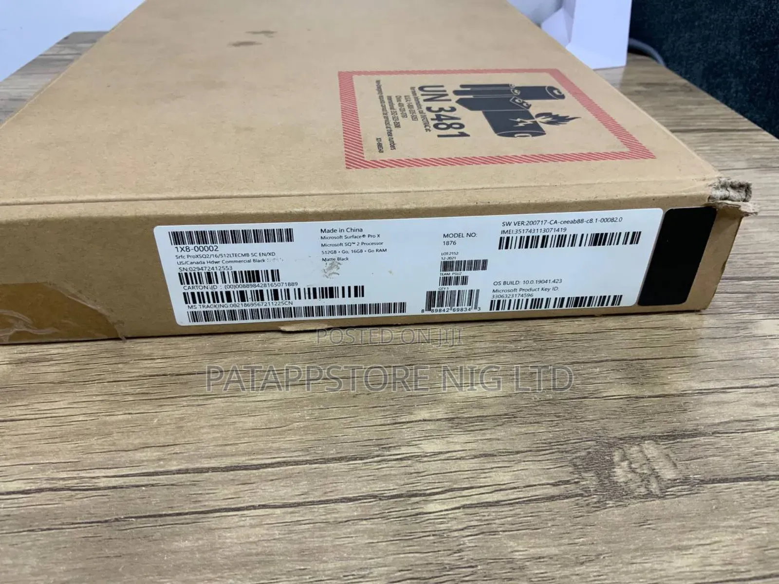 Laptop Microsoft Surface Pro X 16GB SSD 512GB
