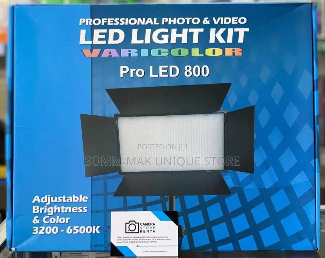 Professional Pro Led 800 Light Kit + Tripod Stand + Battery