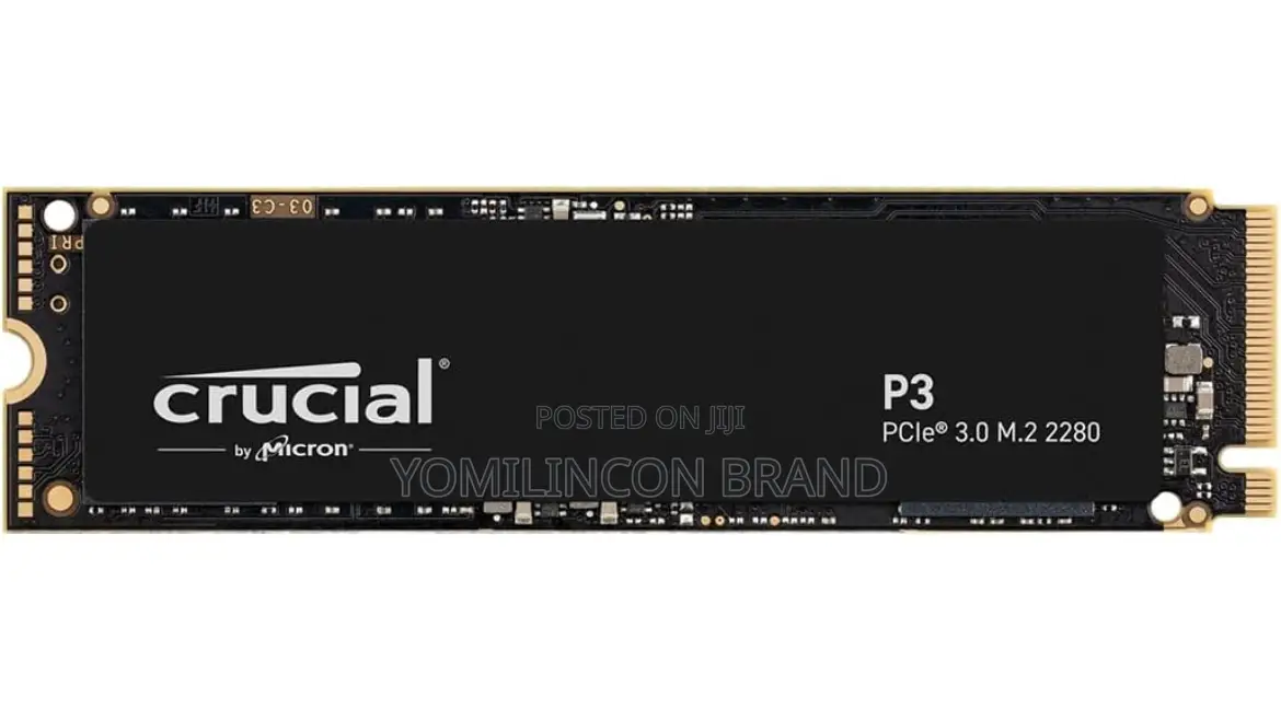 Crucial P3 1tb Pci Gen3 3D Nand Nvme M.2 Ssd, Up to 3500mb/S