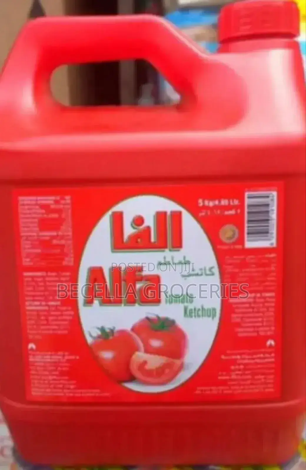 Alfa Tomatoes Ketchup 5litres ×4
