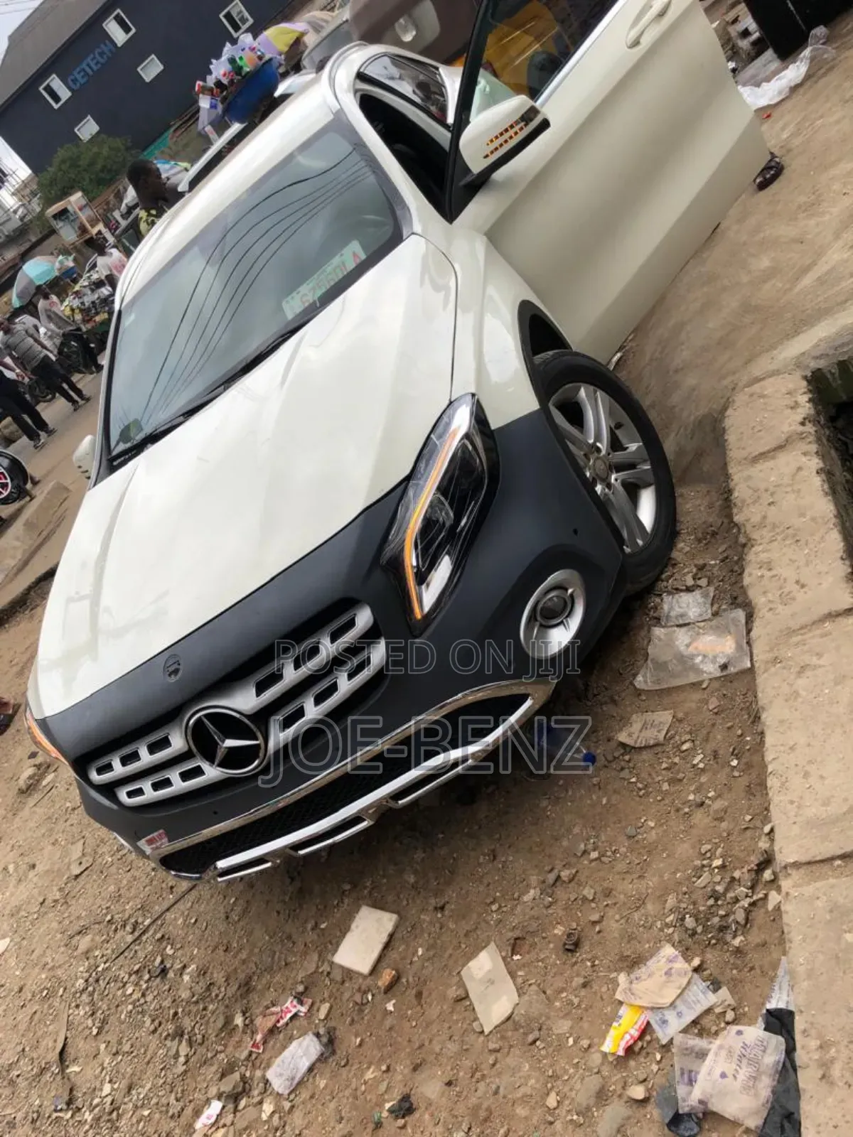 GLA250 2018 Complete Front Bumper With Grill