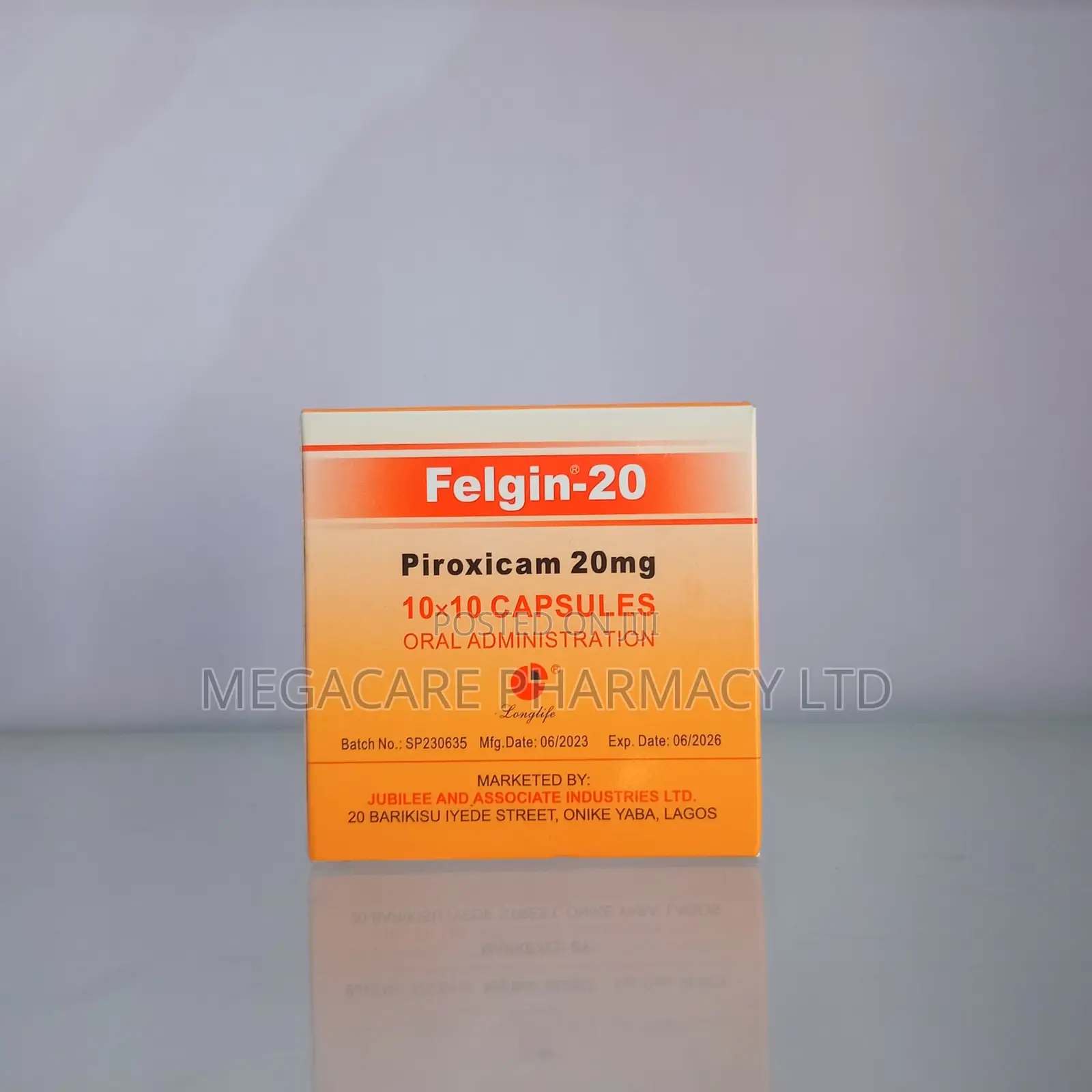 Felgin-20 10x10 Caps