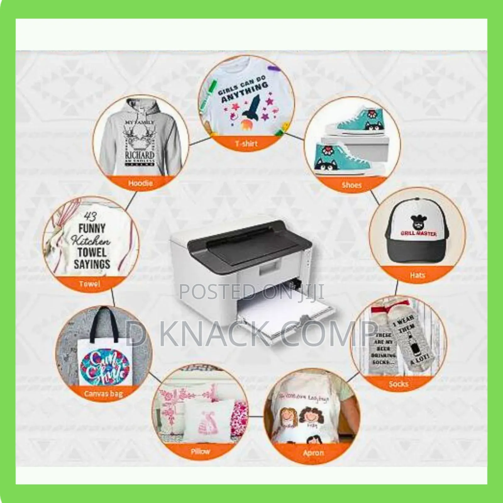 A4 20 Sheets Laser Light Transfer Paper Printable Vinly