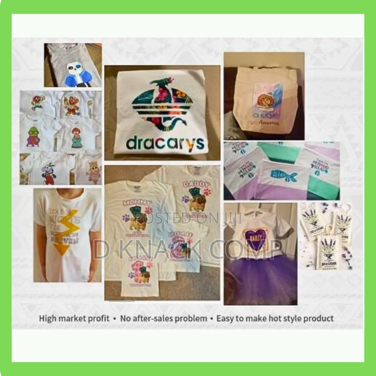 A4 20 Sheets Laser Light Transfer Paper Printable Vinly