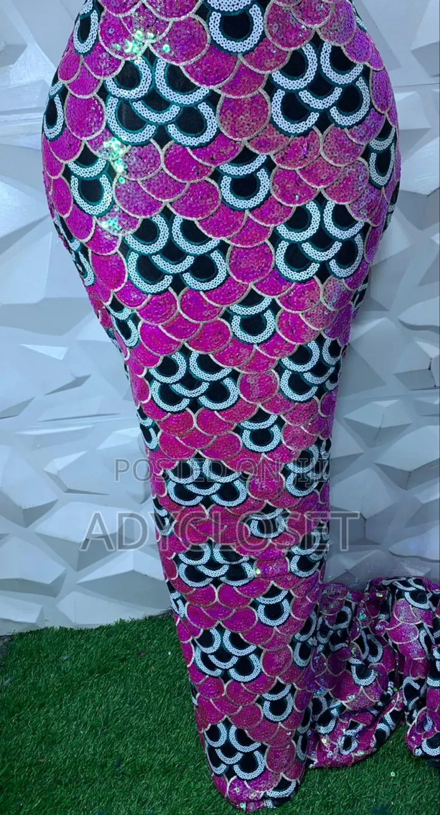 Latest Double Net Material With Crystals Sequins