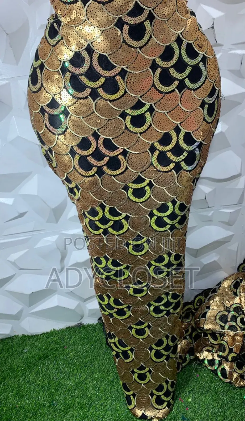 Latest Double Net Material With Crystals Sequins