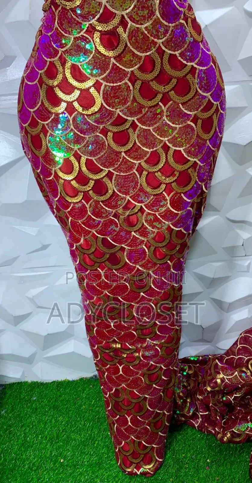 Latest Double Net Material With Crystals Sequins