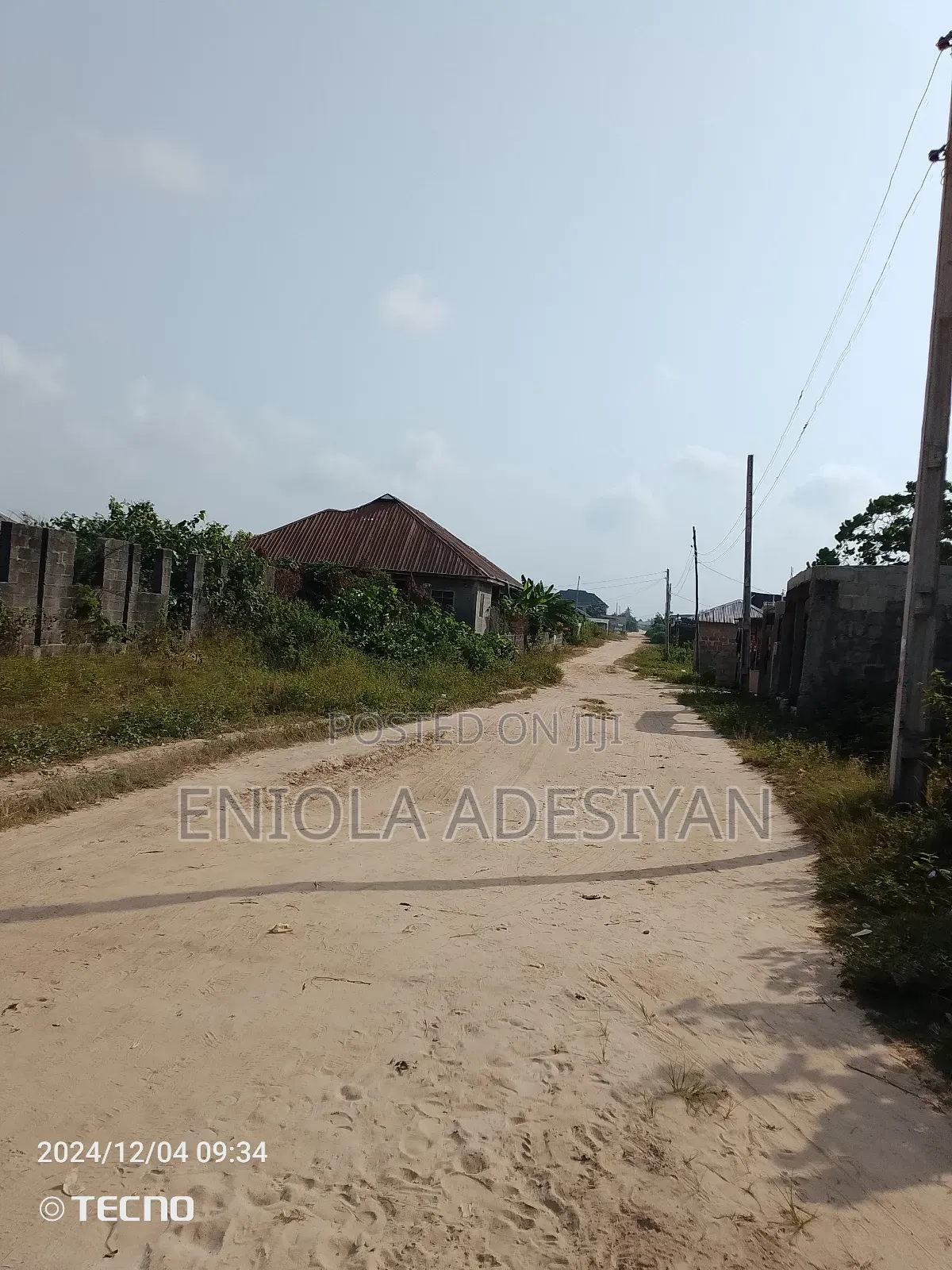 Half a Plot for Sell in Ikd Igbogbo,120/30 Government Approv