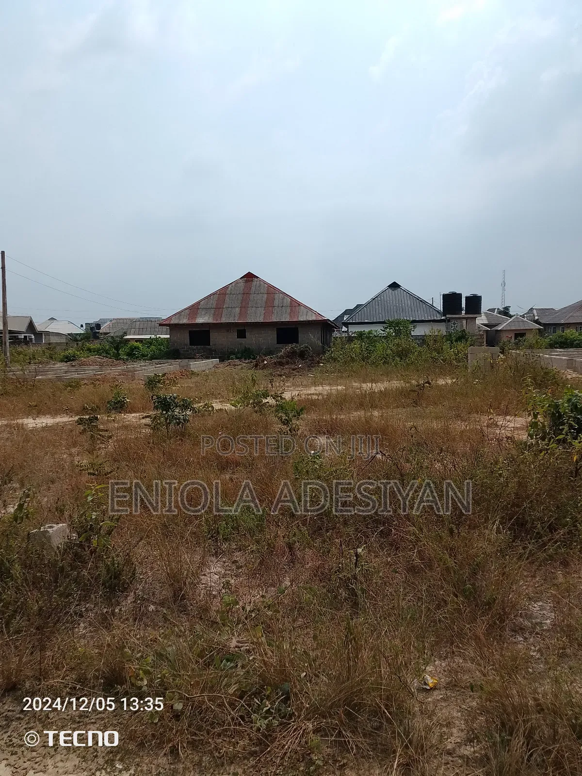 Half a Plot of Land for Sale in Ikorodu Igbogbo Oreta Road
