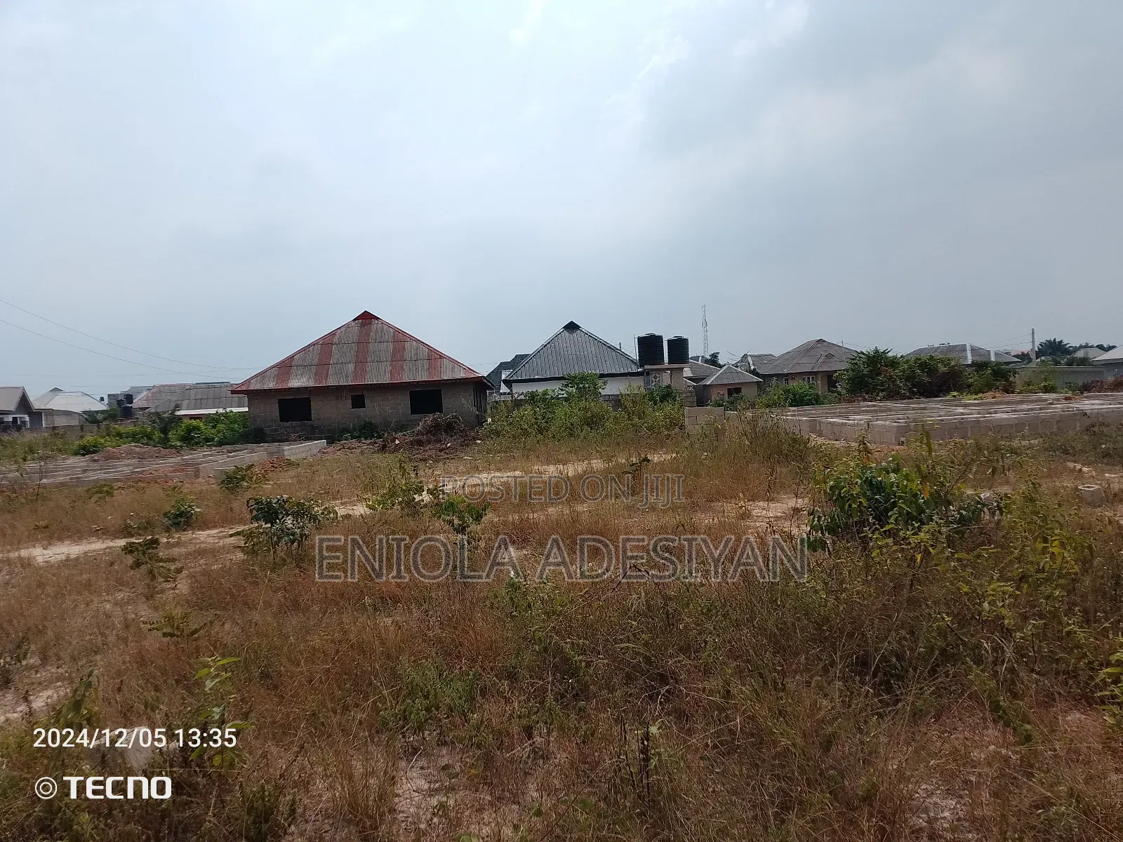 Half a Plot of Land for Sale in Ikorodu Igbogbo Oreta Road