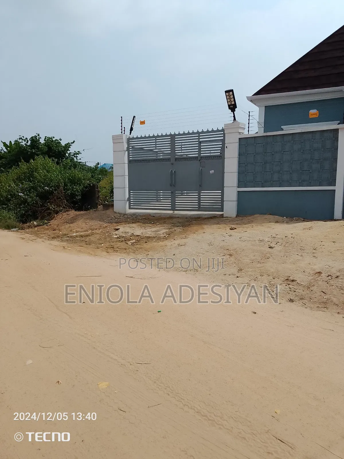Half a Plot of Land for Sale in Ikorodu Igbogbo Oreta Road