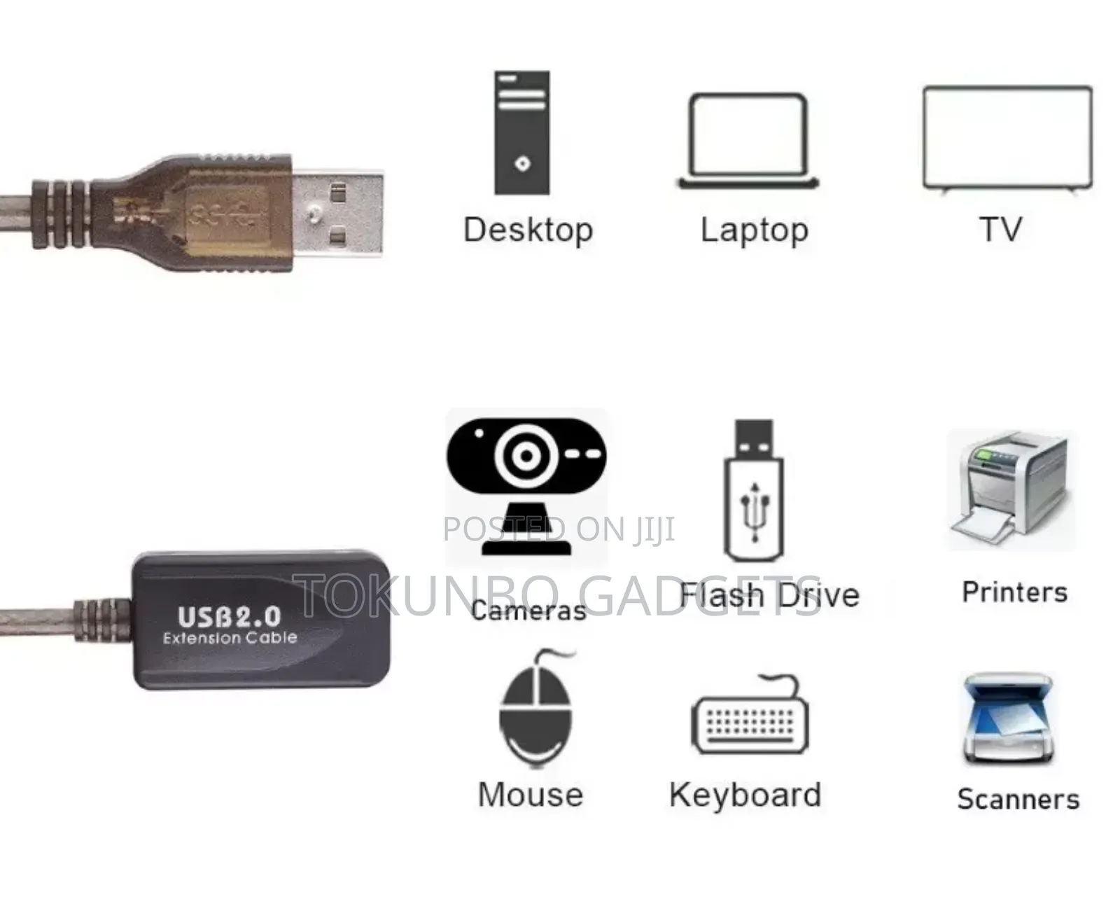 15m Newlink Usb 2.0 Extension Cable Male to Female