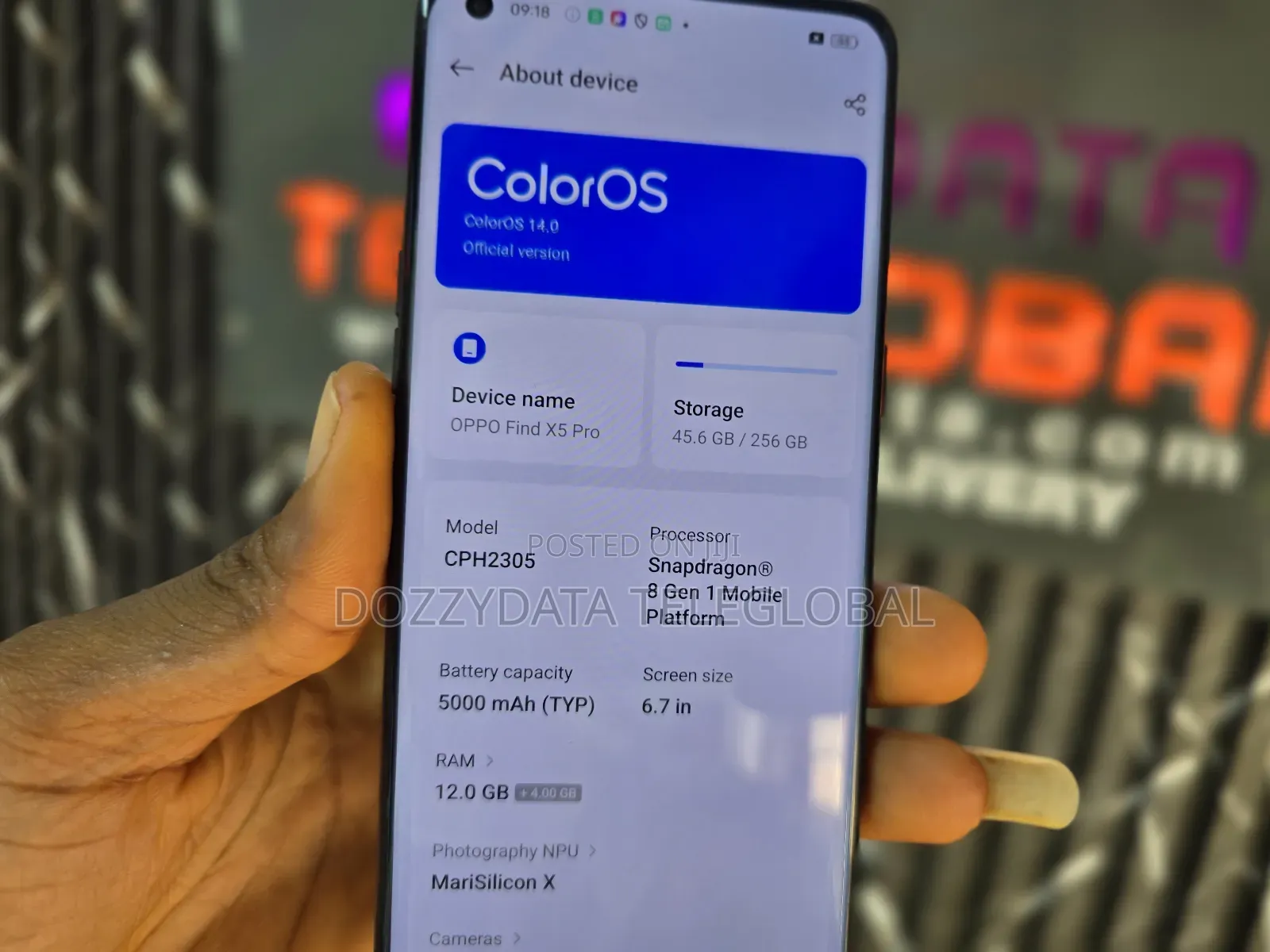 Oppo Find X5 Pro 256 GB Black