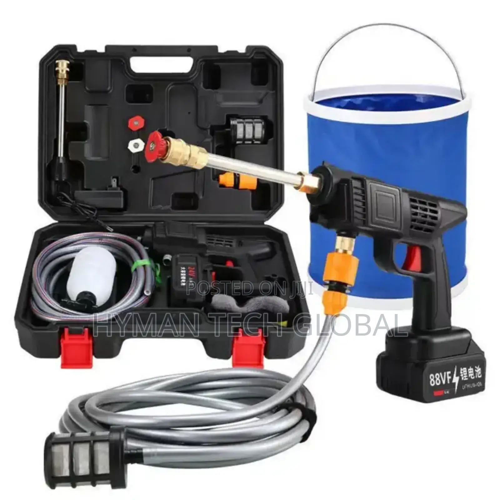 Pressure Rechargeable Wash Gun With 2batteries 36v
