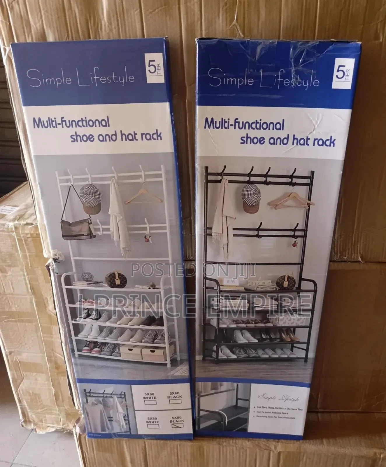 2-in-1 Clothe Rack Hanger And Shoe Storage Rack