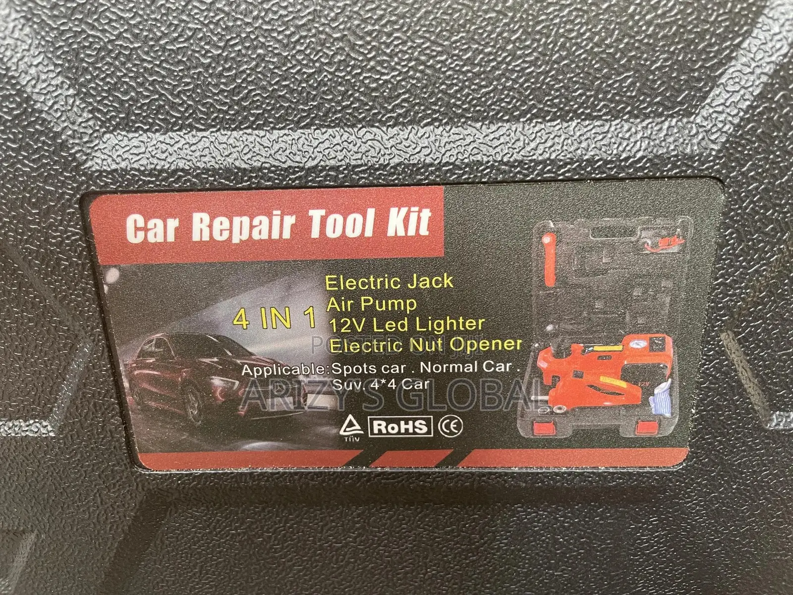 Electric Jack ,Air Pump,4 In1