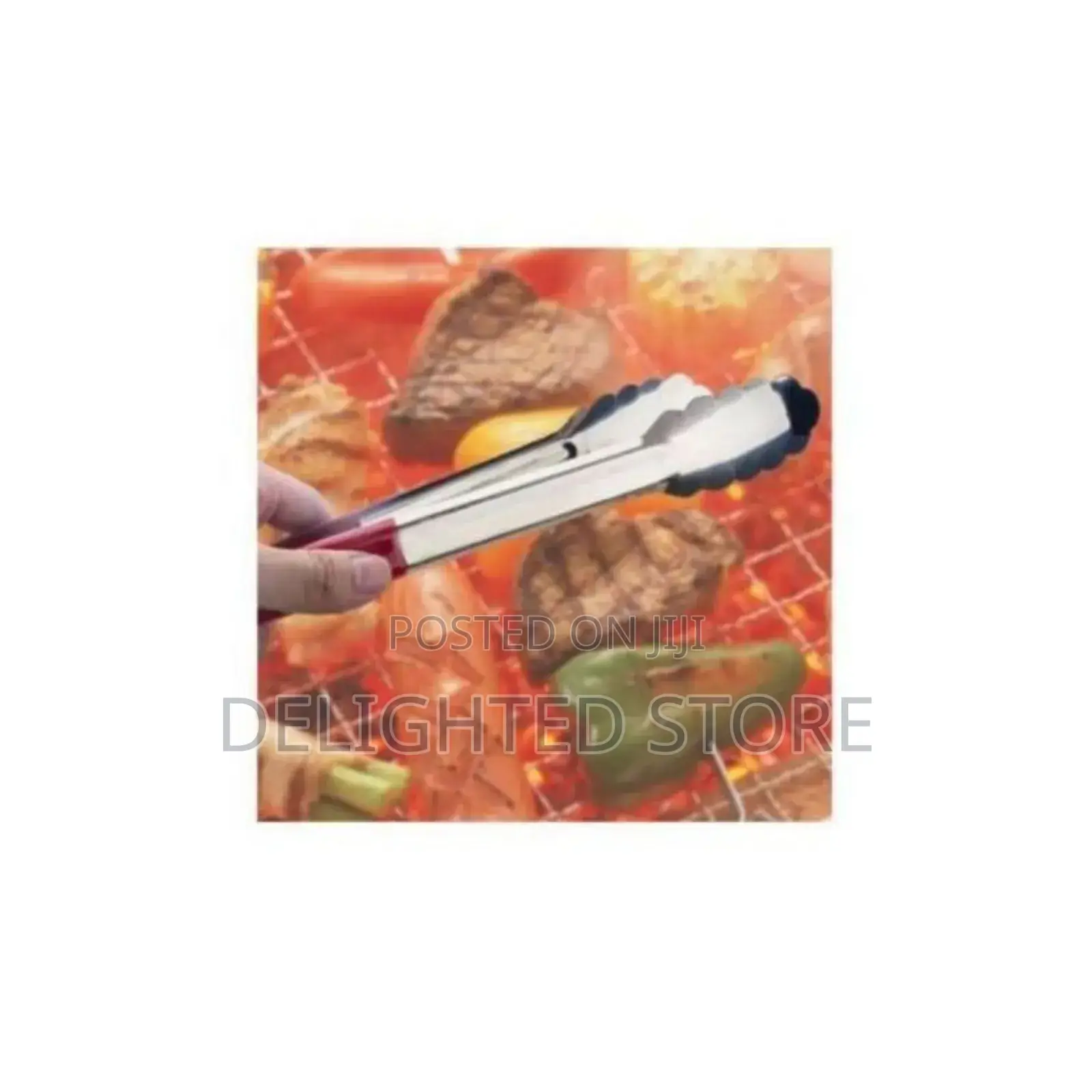 Thickened Stainless Steel Kitchen Tong With PVC Handle