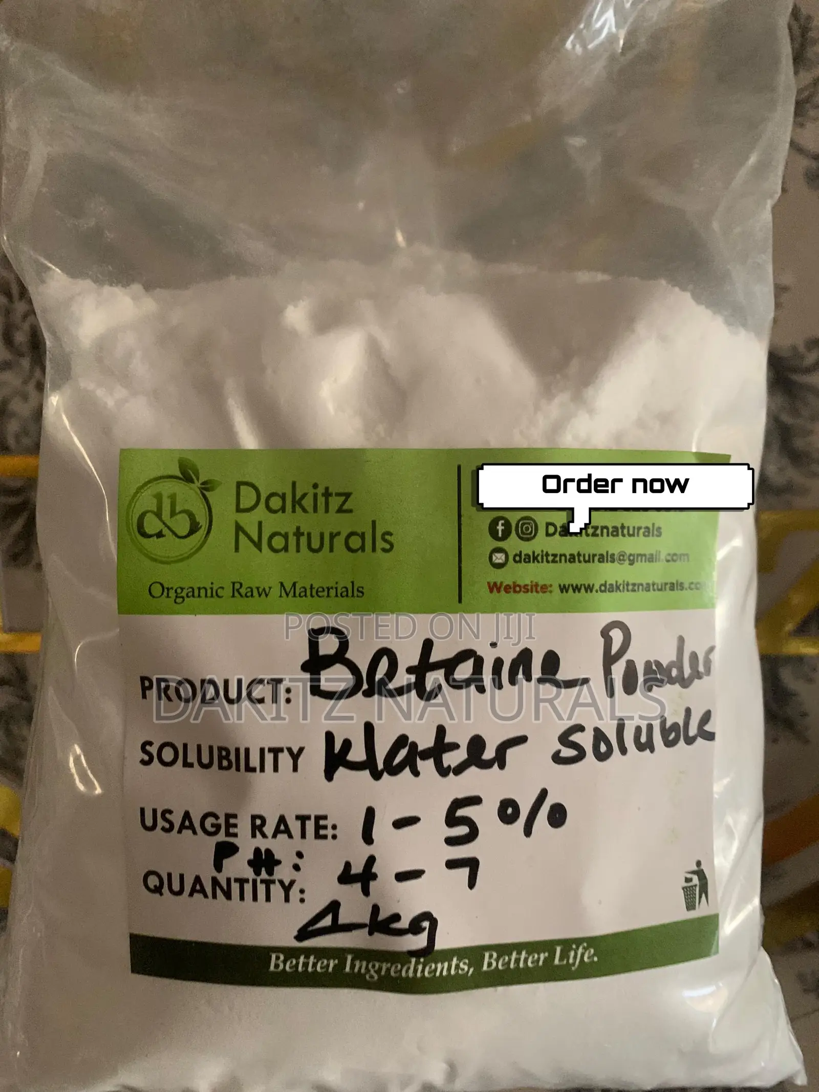 Betaine Powder 100g