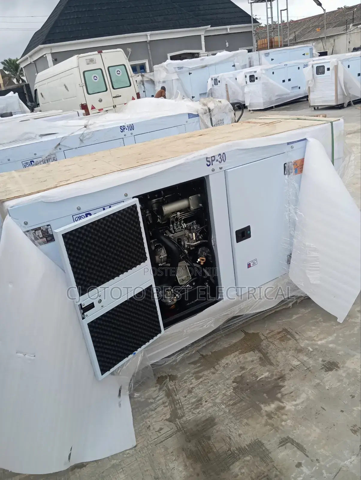 30kva Perkins Generator Soundproof 2 Years Warranty