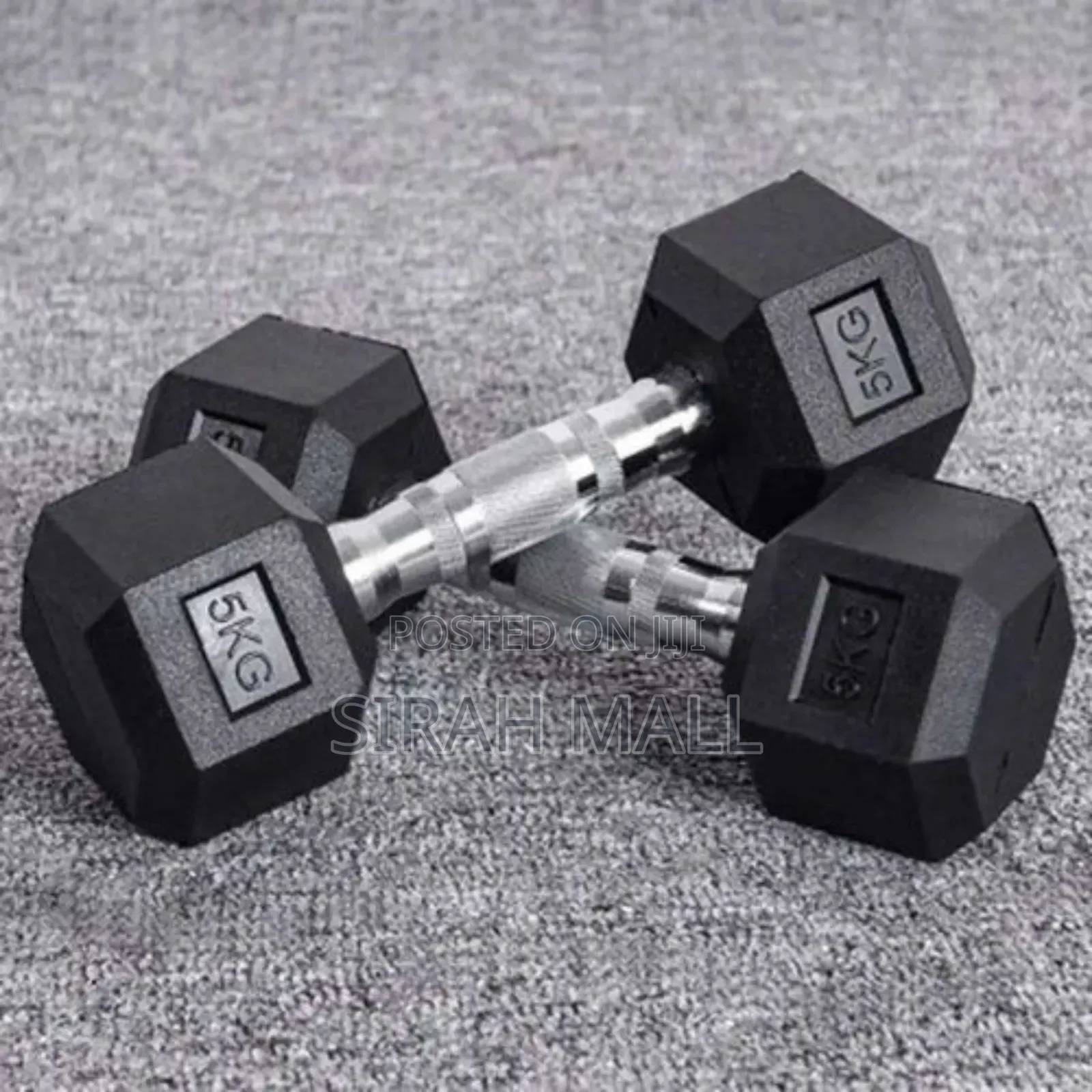 Professional 5kg(X2) Hexagonal Dumbbell Set(10kg Total)