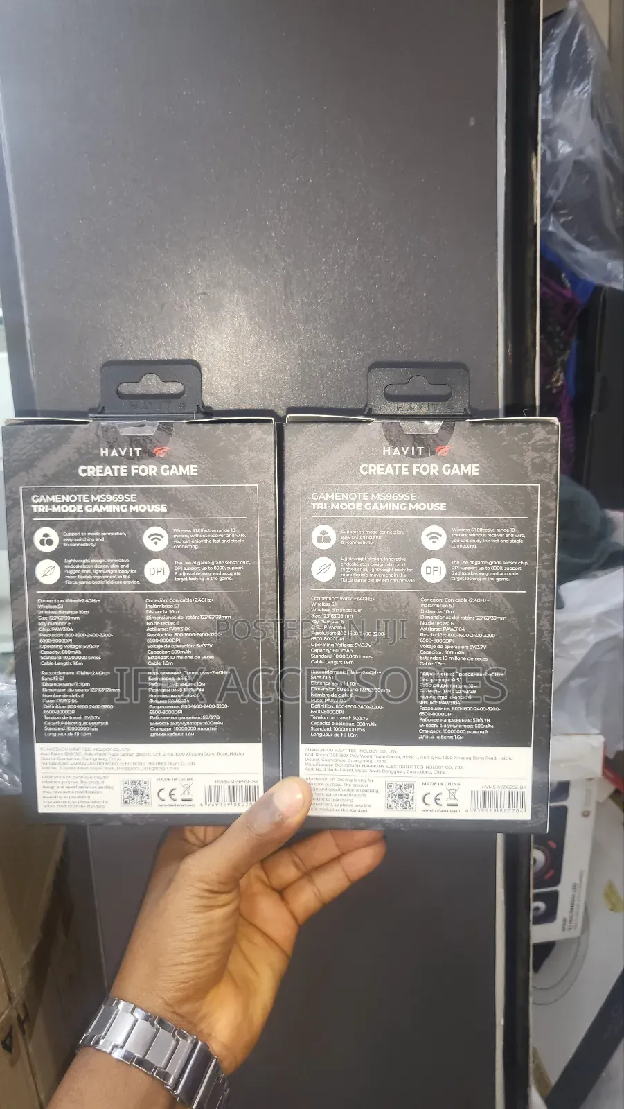 Havit MS969SE Wireless Gaming Mouse - Triple Mode Wireless