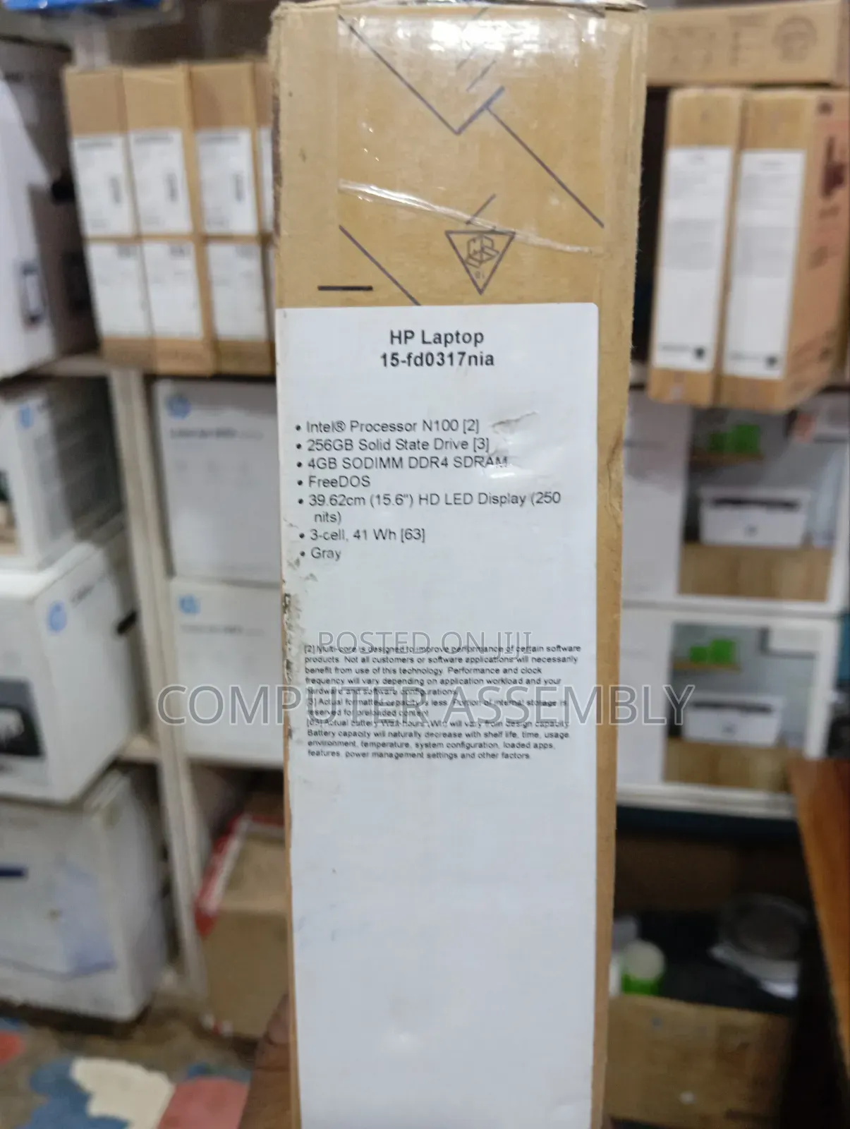 New Laptop HP 15 4GB Intel Celeron SSD 256GB
