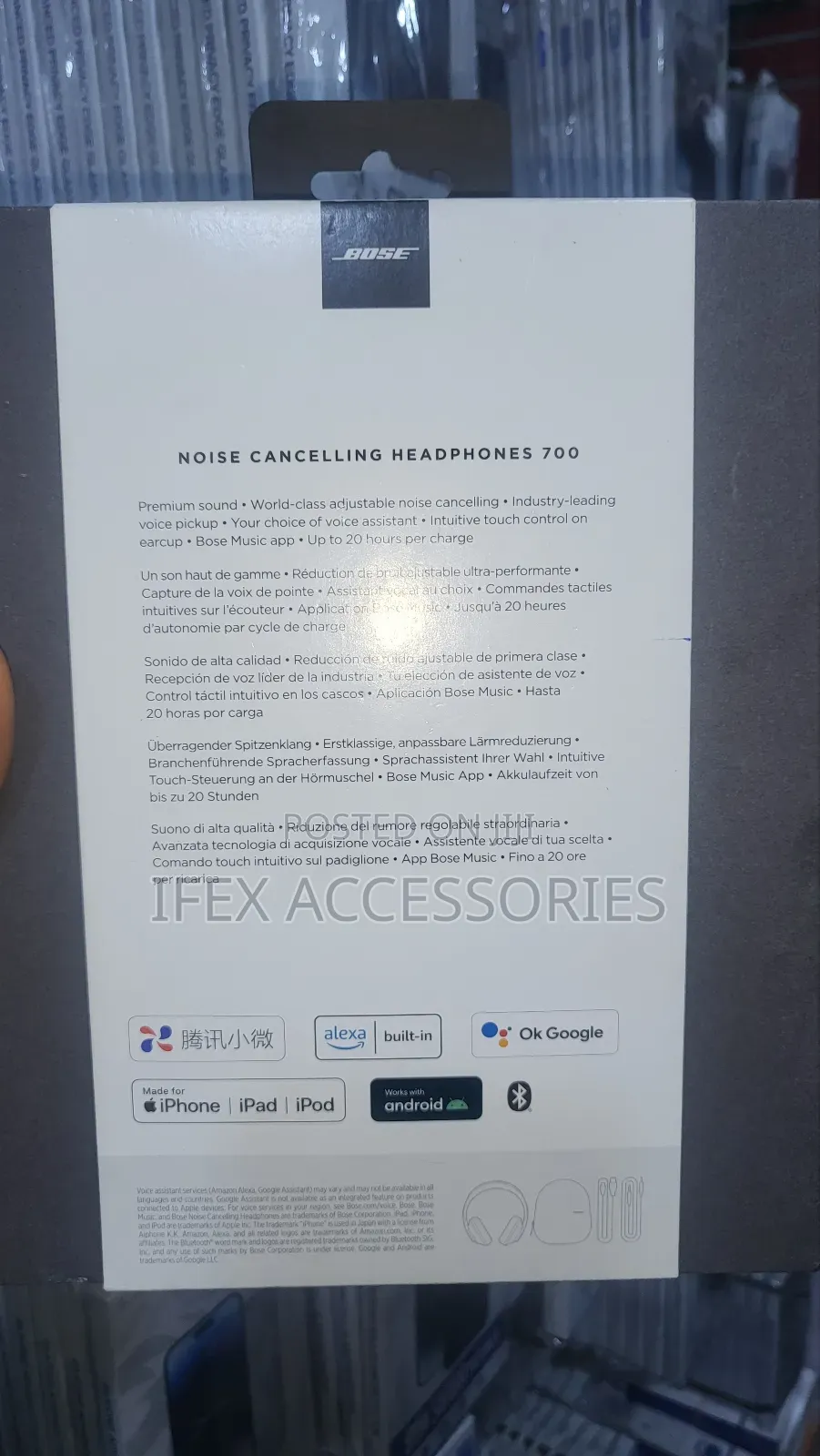 Bose Noise Cancelling Headphones -700