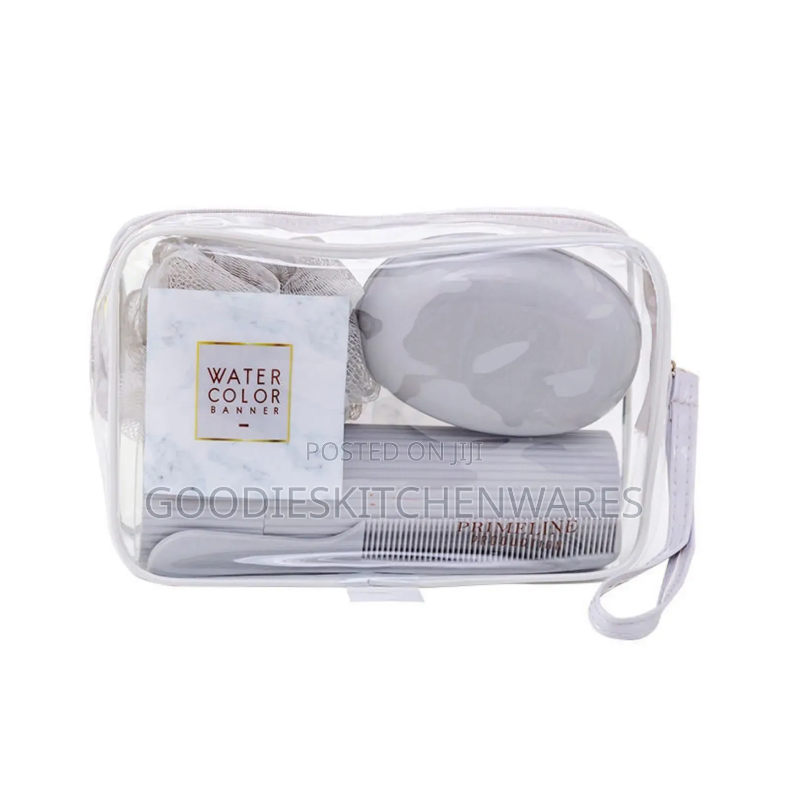 Travel Bathroom Set With Carrier Bag