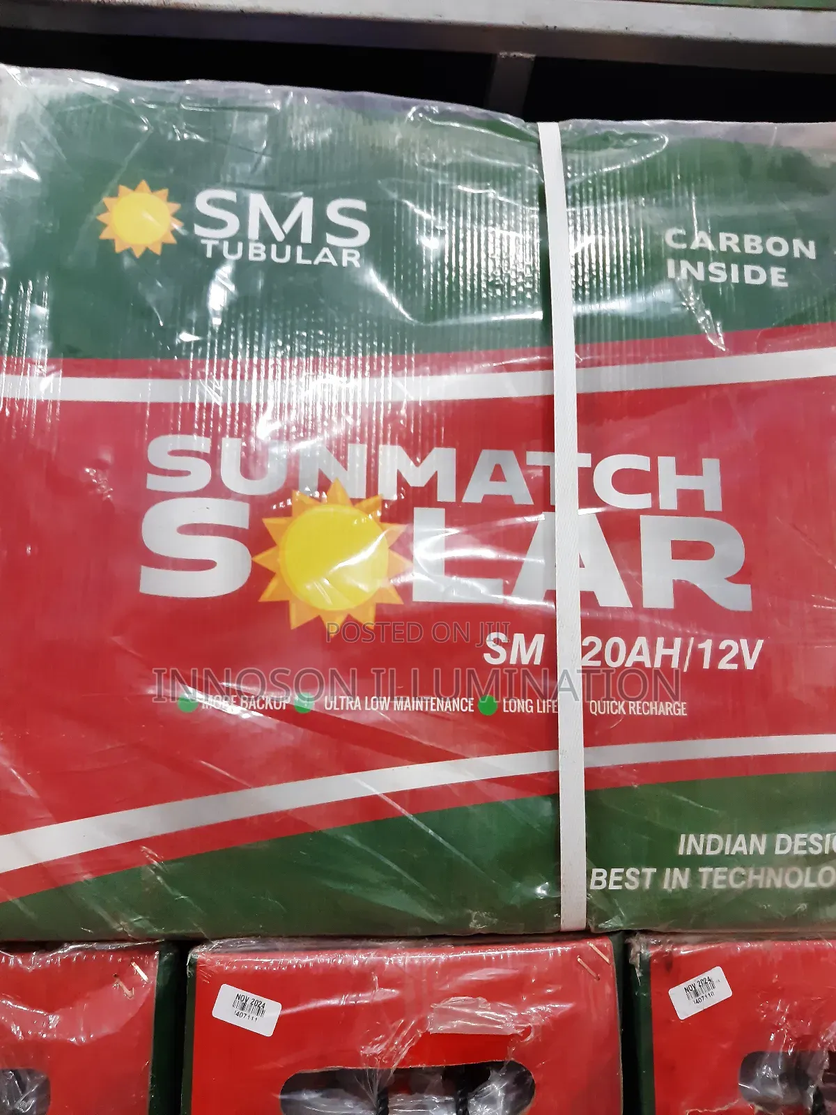 220ah Sms Indian Tubular Batteries