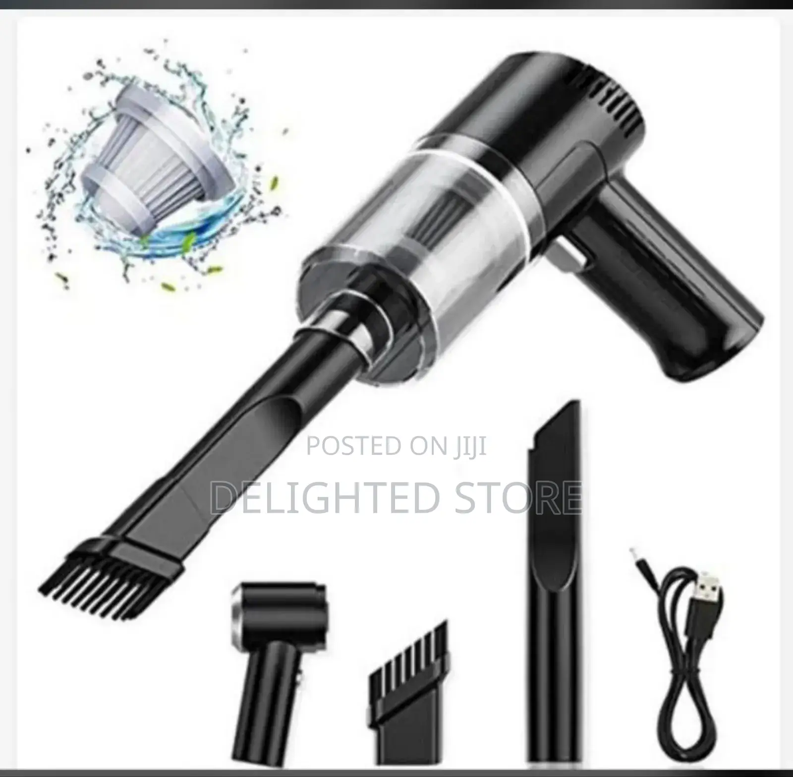 3in1 Rechargeable (Wireless) Car/Home Vacuum Cleaner